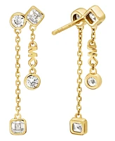 Michael Kors Brilliance Cubic Zirconia Drop Earrings