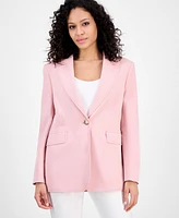 Boss Orange Women's One-Button Split-Cuff Blazer
