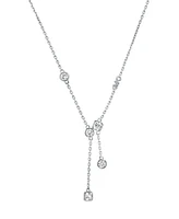 Michael Kors Brilliance Lariat Cubic Zirconia Y Pendant Necklace