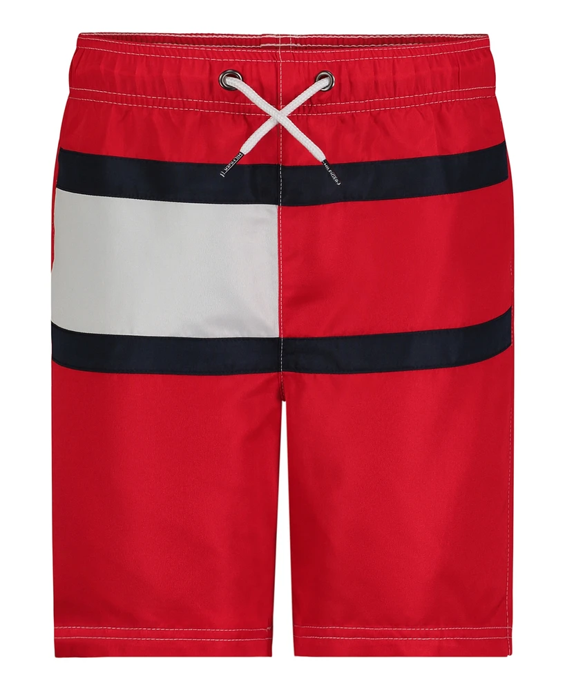 Tommy Hilfiger Big Boys Flag Swim Trunk