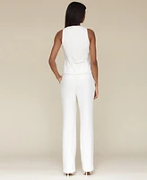 Avec Les Filles Women's Sweetheart-Neck Hourglass Vest