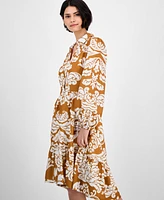 julia jordan Women's Printed Shirtdress