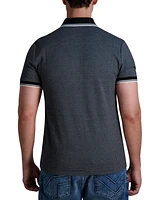 Karl Lagerfeld Paris Men's Slim-Fit Textured Performance Polo Shirt
