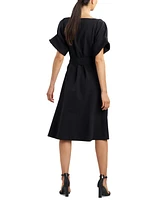 Natori Women's Lightweight Woven Boat-Neck Dress