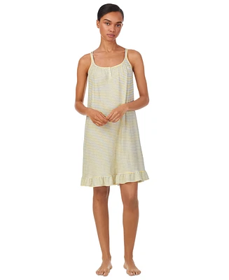 Lauren Ralph Women's Printed Double-Strap Nightgown