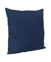 Indoor and Outdoor Decorative Throw Pillows Set of 2 with Zipper Closures Inserts - 17-Inch Square Patio Furniture Accents