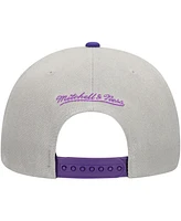 Mitchell & Ness Men's Gray Arizona Diamondbacks Knock Out Panel Snapback Hat