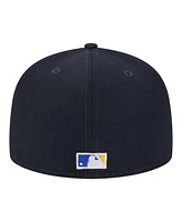 New Era Men's Navy Seattle Mariners Duo Logo 2.0 59FIFTY Fitted Hat