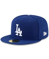 New Era Men's Royal Los Angeles Dodgers 2024 World Series Champions Side Patch 59FIFTY Fitted Hat