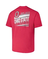 Fanatics Men's Scarlet Ohio State Buckeyes Big Tall Ideal Faded T-Shirt