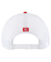 '47 Brand Men's White St. Louis Cardinals Lineman Hitch Adjustable Hat