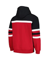 Mitchell & Ness Men's Red/Black Portland Trail Blazers Head Coach Pullover Hoodie