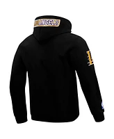 Pro Standard Men's Black Los Angeles Lakers Split Logo Pullover Hoodie