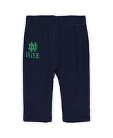 Outerstuff Baby Boys and Girls Notre Dame Fighting Irish Double Up Long Sleeve Bodysuit Pant Set