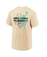 Fanatics Men's and Women's Natural New York Liberty Wnba Team Elite T-Shirt