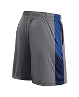 Fanatics Men's Gray Dallas Mavericks Practice Performance Shorts