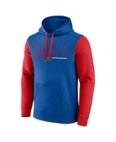 Fanatics Men's Royal/Red Buffalo Bills Big Tall Outline Pullover Hoodie