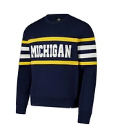 '47 Brand Men's Navy Michigan Wolverines Coaches Collection Pullover Sweatshirt