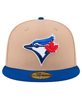 New Era Men's Khaki Toronto Blue Jays 59FIFTY Fitted Hat