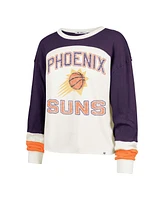 '47 Brand Women's Cream Phoenix Suns Curve Raglan Long Sleeve T-Shirt
