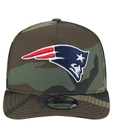 New Era Men's Camo New England Patriots Woodsy 9FIFTY Snapback Hat