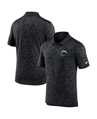 Nike Men's Black Los Angeles Chargers Pique Fashion Performance Polo