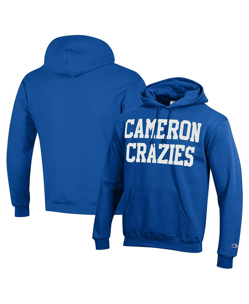 Champion Men's Royal Duke Blue Devils Cameron Crazies Pullover Hoodie