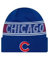 New Era Men's Royal Chicago Cubs Authentic Collection Cuffed Knit Hat