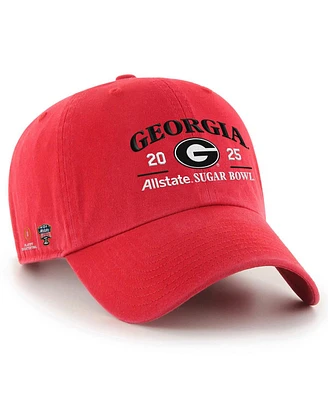 '47 Brand Men's Red Georgia Bulldogs College Football Playoff 2025 Sugar Bowl Clean Up Adjustable Hat