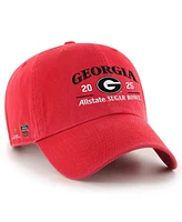 '47 Brand Men's Red Georgia Bulldogs College Football Playoff 2025 Sugar Bowl Clean Up Adjustable Hat