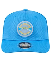 New Era Men's Powder Blue Los Angeles Chargers Adventure Patched 9SEVENTY Stretch-Snap Adjustable Hat