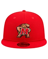 New Era Men's Red Maryland Terrapins 59FIFTY Fitted Hat