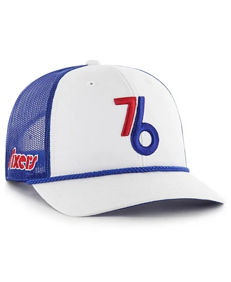 '47 Brand Men's White/Royal Philadelphia 76ers 2024/25 City Edition Trucker Adjustable Hat