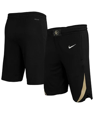 Nike Men's Black Colorado Buffaloes Replica Performance Basketball Shorts