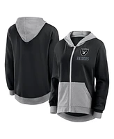 Fanatics Women's Black Las Vegas Raiders Hit It Full-Zip Hoodie