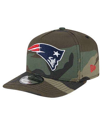 New Era Men's Camo New England Patriots Woodsy 9FIFTY Snapback Hat