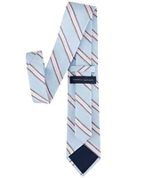 Tommy Hilfiger Men's Alameda Linen Stripe Tie