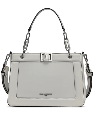 Karl Lagerfeld Paris Ivette Small Leather Satchel