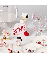 Lenox Snoopy Valentine's Day Porcelain Heart Candy Jar