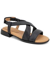 Gentle Souls Women's Heather Crisscross Flat Sandals