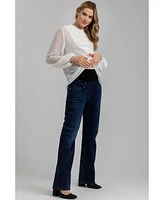 Pietro Brunelli Maternity Women's Flare Hi-Rise Jeans