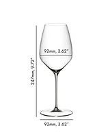 Riedel Veloce Riesling Wine Glasses, Set of 2