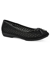 Cliffs by White Mountain Women's Chelcy Round Toe Ballet Flats