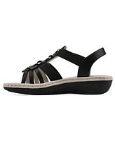 Cliffs by White Mountain Women's Caselyn Wedge Slip-On Sandals