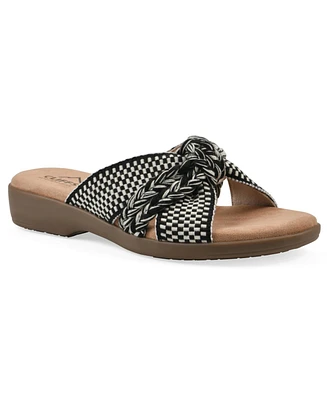 Cliffs by White Mountain Women's Blinding Slide Slip-On Sandals