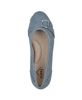 Cliffs by White Mountain Women's Calming Round Toe Ballet Flats