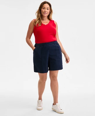 Style & Co Plus Pull-On Shorts, Exclusively at Macy's