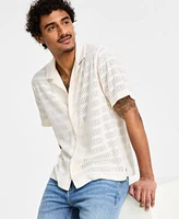 Sun Stone Mens Printed Camp Shirt Slim Fit Cyprus Jeans Exclusively At Macys