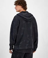 Hugo by Boss Men's Loose-Fit Pullover Hoodie