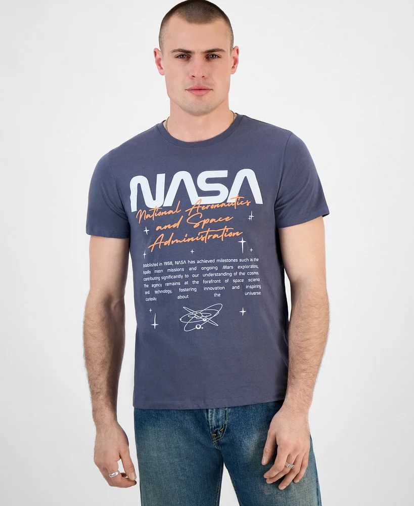 Tai Apparel Men's Nasa Regular-Fit Graphic T-Shirt